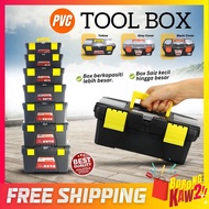 Portable Multifunction Hardware Toolbox Plastic Car Storage Box Household Size 11/12/13/14/15/16/17/