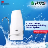3M Water Filter 3M CTM-02 Indoor Countertop Drinking Water Penapis Air System With Replacement Cart