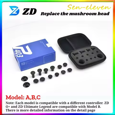 ZD O+ Ultimate Legend DIY detachable Mushroom Head Joystick with activation controller, customizable