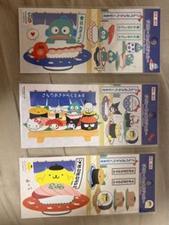 sanrio 水怪 布甸狗 日本限售 防水壽司貼紙 行李喼貼紙 行李箱 耐水 耐光  sticker 布丁 海怪 人魚漢頓 醜魚 pompompuri hangyodon
