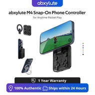 abxylute M4 Snap-On Mobile Gaming Controller for Android & iPhone, Switch 1&2, Portable Bluetooth Mi