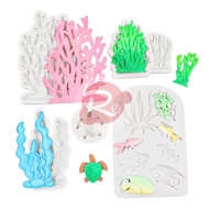 [SUPER CHEAP ️] – Silicone mold - Set of 5 oceans - Birthday cake decoration