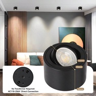 1pc 3.34inch Aluminum Black/White Recessed Spotlight, Modern Ceiling Decor Downlight, Adjustable Ang