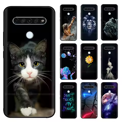 Phone Case For LG K61 K51 V50 V60 Thinq Case Pattern Painted Soft Silicon Back Cover for LG K61 K 61