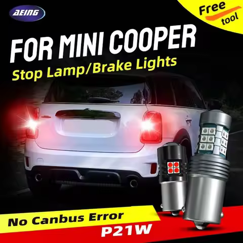 2pcs LED Brake Stop Lights Blubs No Error For Mini Cooper R56 F55 F56 R55 R60 F60 R58 R61 R59 R57 F5