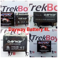 DAYWAY Maintenance free Motorcycle Battery [ ORIGINAL ]