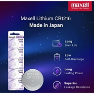 Maxell CR1216 Battery [5pc per pack]