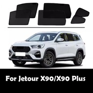 For Jetour X90 / Jetour X90 Plus 2019-2024 Car Side Window Sun Shade Mesh Curtains Sun Visor Car Win