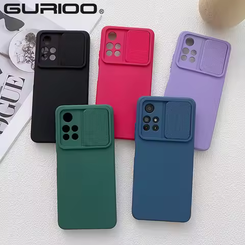 Slide Camera Protection Case For Xiaomi Mi 12T 11T 11i 10T Pro Lite Poco X5 X3 F3 Redmi Note 12 11 1