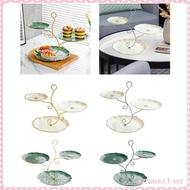 [SzxmkjacMY] Tiered Cupcake Stand Dessert Plate, 3 Tier Serving Tray Dessert Cupcake Stand