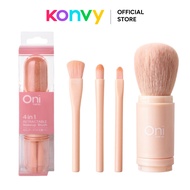 Oni 4 in 1 Retractable Makeup Brush