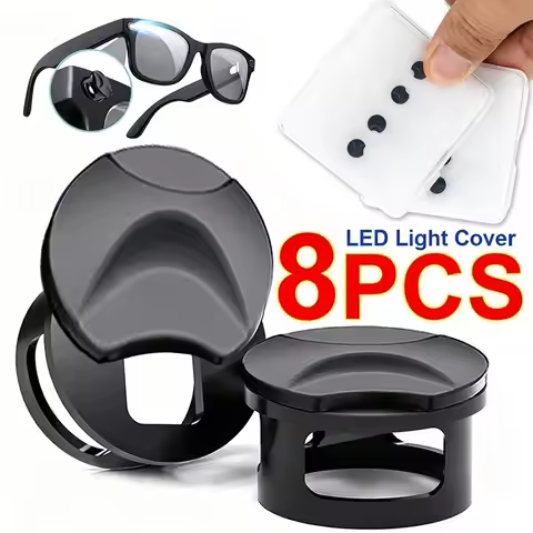 LED Light Adjustable Blocker for Meta Glasses's Camera Lens Shade Cover with Box for Ray-Ban Meta/Oa