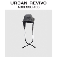 [Ready Stock] URBAN REVIVO2024 Spring New Style Ladies Fashionable Street Style All-Match Lei Feng Hat UAWA40082