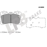 LPB Brake Pad FrOnT NA14890 Lexus LS460 XF40 4.6 07'-11',LS460/F Sport XF40 4.6 12'- Lexus LS600h L 
