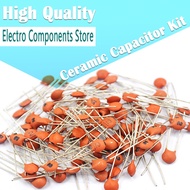 300Pcs 30value Ceramic Capacitor Assorted Kit Assortment Set 2P 3P 5P 10P 15P 22P 30P 33P 47P 68P 75