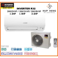 Mitsubishi R32 Air Conditioner Inverter SRK10YXP (1.0HP) / SRK13YXP (1.5HP)/ SRK18YXP (2.0HP) YXP SERIES