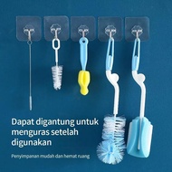 TRUSTED ORI WD SIKAT SPONS PEMBERSIH BOTOL SUSU DOT BAYI 5PCS SET SIKAT BOTOL SPONGE 5 IN 1 CUCI DOT