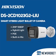 HIKVISION DS-2CD1023G2-LIU 2MP SMART HYBRID LIGHT BULLET IP CAMERA
