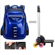 6 Wheels Trolley For School Bag Staircase Trolley Backpack