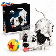 In stock 43269 101 Dalmatians Puppy Building Blocks Set Two Forms Poseable Dog Model Display Collect