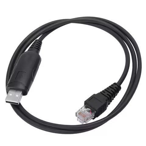 【PASSIONE 】2X USB Programming Cable For ICOM IC-F5010 IC-F5011 IC-F5021 IC-F5023 OPC-1122