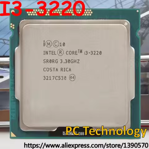Original Intel CORE i3 3220 SR0RG 3.30GHz 3M LGA1155 processor Dual Core CPU i3-3220 Free shipping s