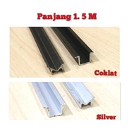 Rel Sliding SD 02 U dan M Pintu Lemari Geser U V / UM UV Pasangan Roda SD 338 / SD 3141 / SD 12