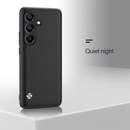 Sumsung M35 5g trường hợp da trơn Ốp lưng cho Samsung Galaxy M55 M35 M15 samsungm55 5g 2024 Matte kế