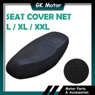 JARING SEAT MOTOR SEAT COVER NET SAIZ L XL XXL SEAT COVER NET Y15 LC135 RS150 EX5 KRISS SRL110 SRL11