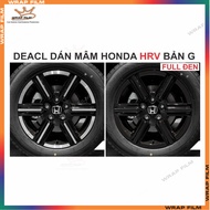 Honda HRV G version 2022-2025 wheel Decal