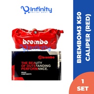 BREMBO M3 K50 Caliper Pump Siap Bracket Front 4 Pot For Y15zr/ Nvx155/ Lc5s/ Lc4s/ Y125zr (Tulisan T