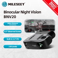 Mileseey BNV20 Infrared Digital Night Vision Binocular 2 in 1 with Camera Scopes for Hunting Total Dark Max 200m 8G TF Card