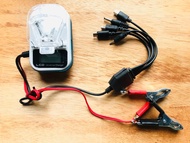 TERMURAH PREMIUM CHARGER AC/DC AKI MOTOR/MOBIL 6 IN 1 + DESKTOP CHARGER HP 6IN1 MURAH