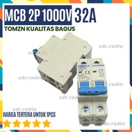 TOMZN MCB DC 1000V 32A MCB Tomzn DC 2P 1000V 32A MCB for Solar Panels