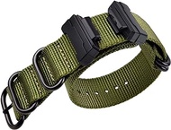 Military Ballistic Nylon Strap Replacement G-Shock Watch Bands Compatible with Casio G-Shock Watch Model DW-5600 / GWM-5610 / DWE-5600 / GMW-B5000 / GM-5600 / GW-B5600 / DW-D5500 / DW-5305