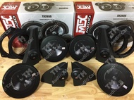 หูช้างตรงรุ่น TOYOTA REVO 2015-2024 คู่หน้า+คู่หลัง (สำหรับรถ 4ประตู) + ลำโพงแยกชิ้น 6.5” MTX-TX265S