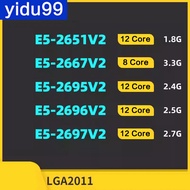 Intel Xeon E5-2651V2 2667V2 2695V2 2696V2 2697V2 Official Version CPU