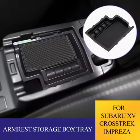 Car Central Armrest Storage Box For Subaru XV Crosstrek 2012-2017 for Subaru Impreza 2012-2016 Conta