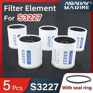 S3227 Fuel Filter Element Water Separator For Honda Yamaha Mercury Suzuki Outboard Motor Boat Engine Parts Replace Racor