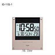 CASIO digital calendar thermo large wall clock ID-11S / ID-11S-1D
