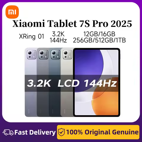 Xiaomi Pad 7S Pro 12.5 2025 12.5-inch 3.2K LCD Xuan Ring O1 Surge OS2 Processor 144 Hz Xiaomi HyperO