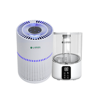 Combo máy lọc không khí KA150 & máy phun sương tạo ẩm KH200 UVC LED - Xông tinh dầu - Combo Sạch mát