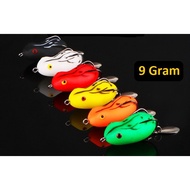 High Quality Katak Casting Haruan Killer Katak Kasting Toman Soft Frog Fishing Lure Tiruan Palsu