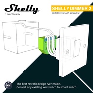 Shelly Dimmer 2 (Wifi Smart Dimmer for Single Gang Switch *iOS Android*)