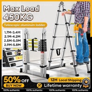 Telescopic Ladder Foldable Tangga Lipat Aluminum Heavy Duty Extendable Pole Tangga 伸缩梯子