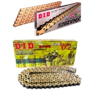 CHAIN DID X RING CHAIN X RING DID 520 VX2 ZVM-X ZVM GOLD JAPAN 100% ORIGNAL DID