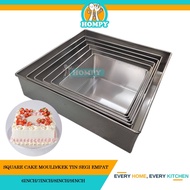 Square Cake Pan/ Aluminium Cake Tin Square | 6"7"8"9"(Aluminium)/Deep Cake tin /Baking Tray/ Acuan K