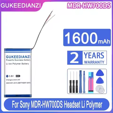 For Sony MDR-HW700DS MDRHW700DS Headset Li Polymer 1600mAh Headset Battery MDR-HW700DS