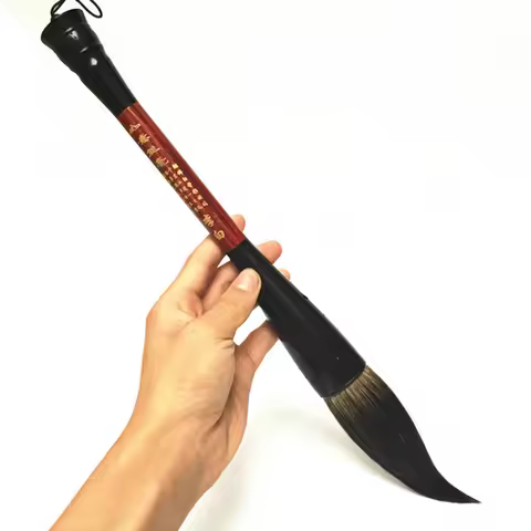 Chinese Calligraphy Brush Pen Large Bucket Pen Couplets Hopper-shaped Brush Chinese Traditional Writ