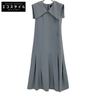 United Tokyo 淺藍色大喇叭連身裙，F碼 [二手]